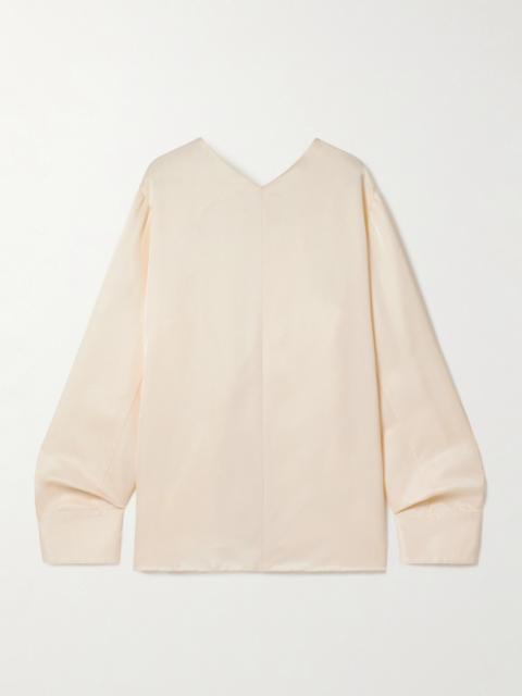 Durion Open-back Satin Top