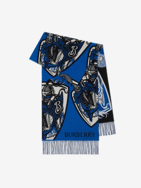 Charging Knight Wool Cashmere Scarf