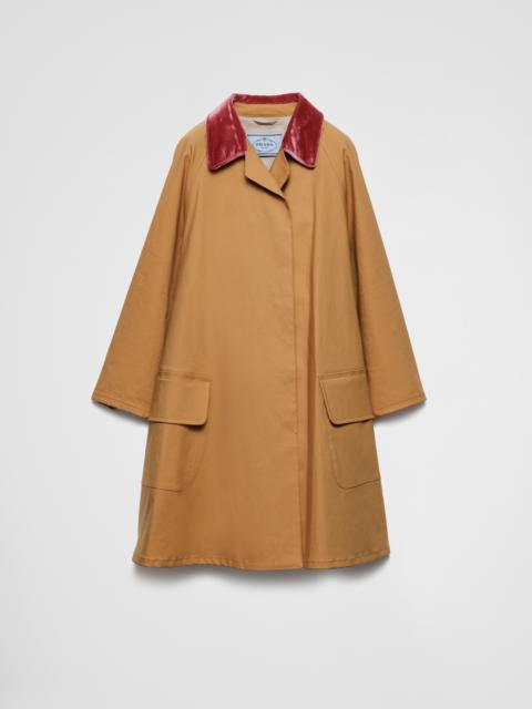 Cotton raincoat