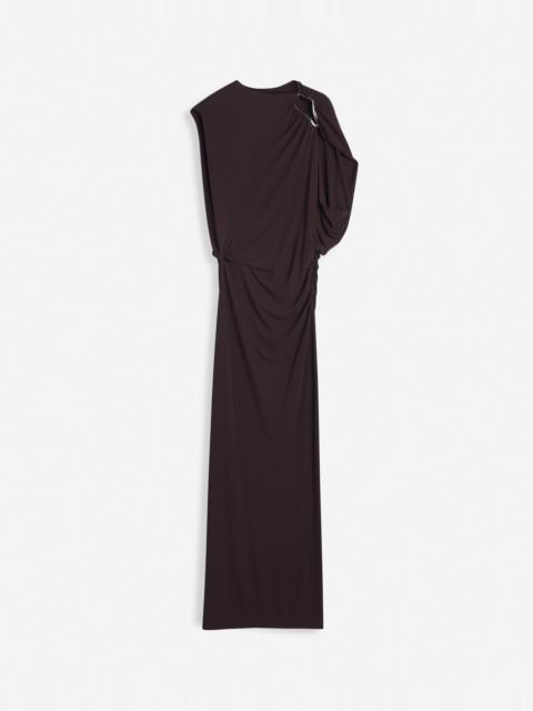 SLEEVELESS DRAPED DRESS