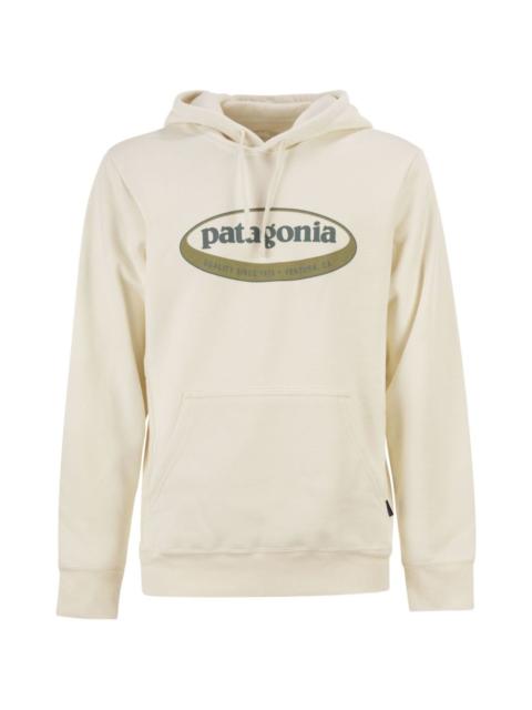 logo-print hoodie