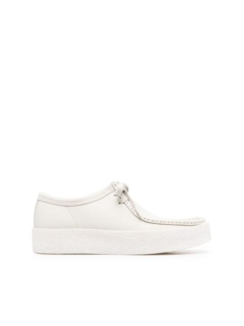 Wallabee lace-up leather shoes
