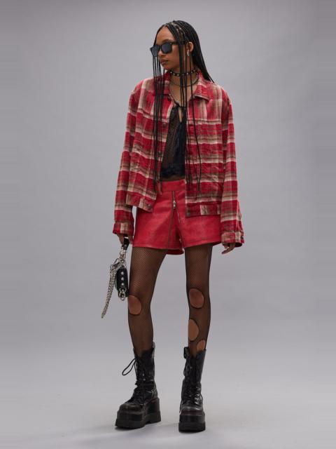 RELAXED PLEATED TRUCKER JACKET