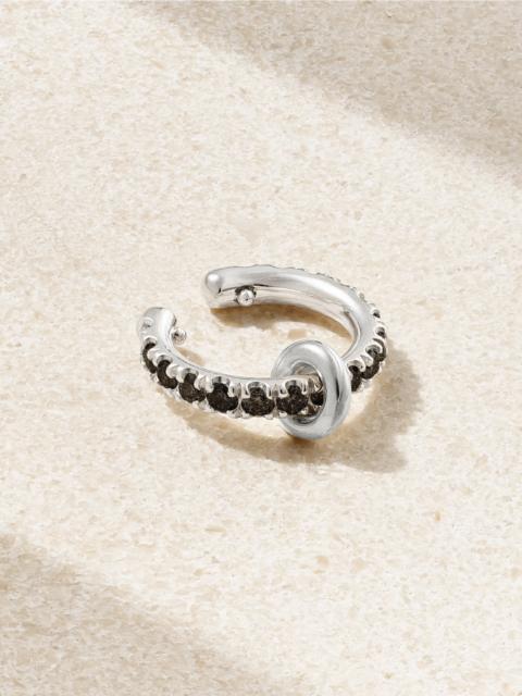 Sterling Silver Diamond Ear Cuff