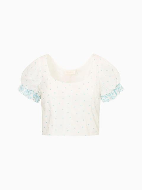 Re-Edition Christine Cotton Polkadot Top