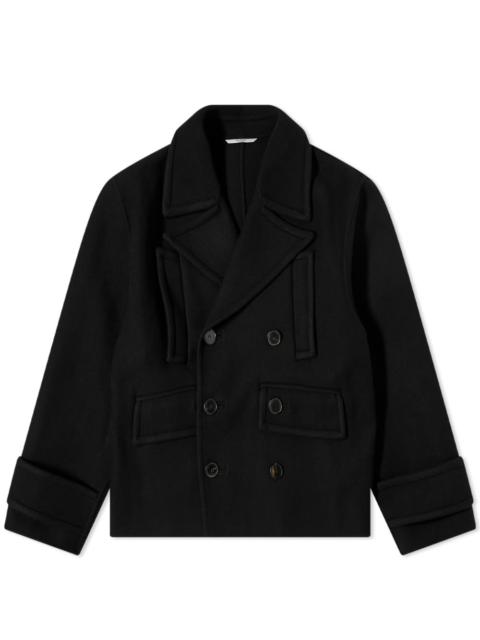 Valentino Double Breasted Peacoat