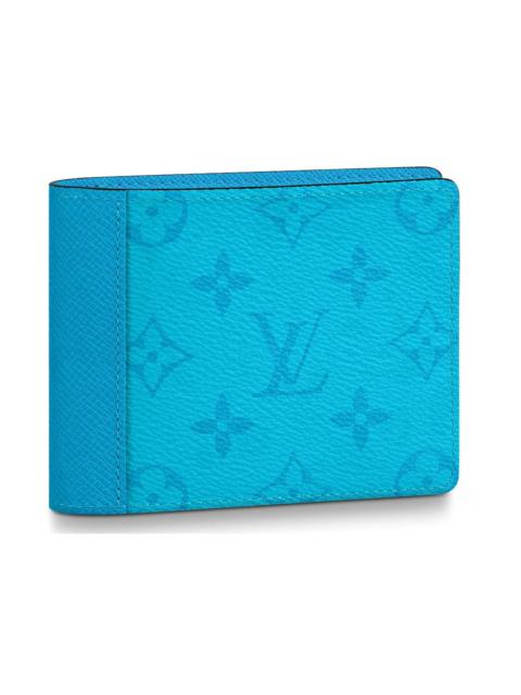 Louis Vuitton Multiple Wallet Monogram Eclipse Lagoon Blue