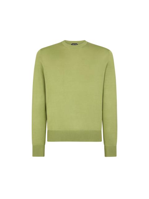 FLUID SILK CREW NECK