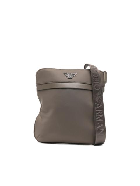 logo-strap messenger bag