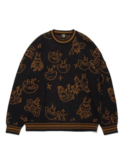 Li-Ning Rijindoujin All-Over Print Sweater 'Black Brown' AMBT007-2