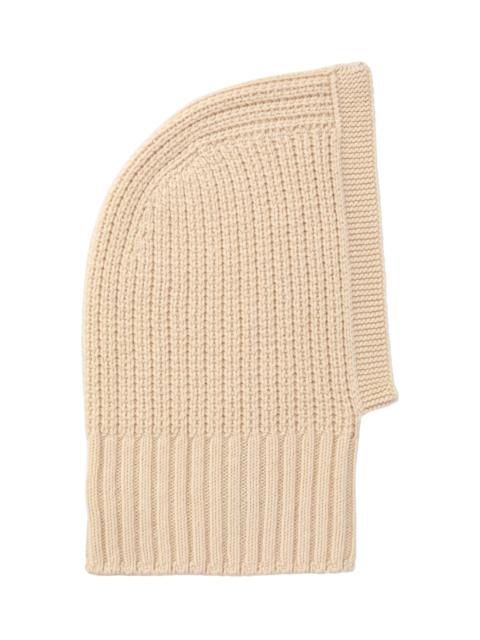 Waffle Stitch Cream Cashmere Hood