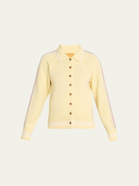 Varsity Cashmere-Cotton Jacket