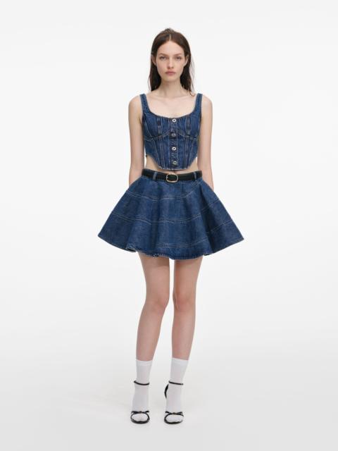 Denim Corset Top