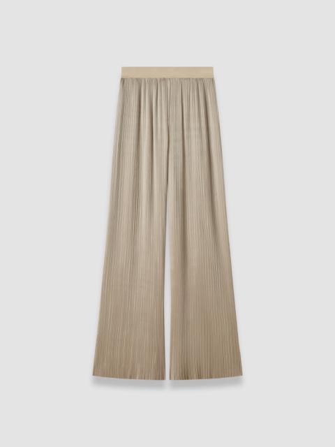 Amber Pleated Satin Trousers