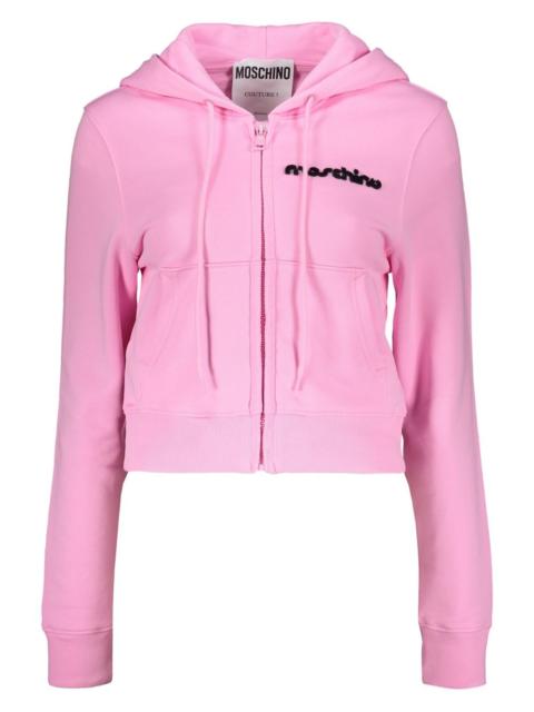 cotton zip-up hoodie