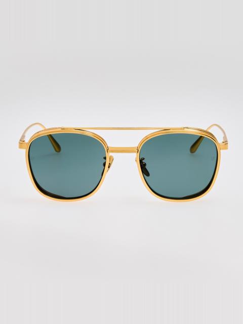 Varo Sunglasses in  Green and Gold