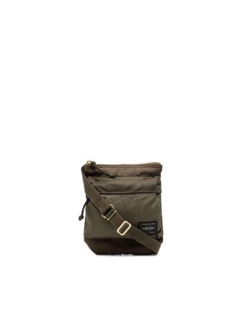 logo patch crossbody bag