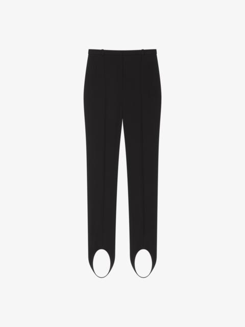 STIRRUP PANTS IN TWILL