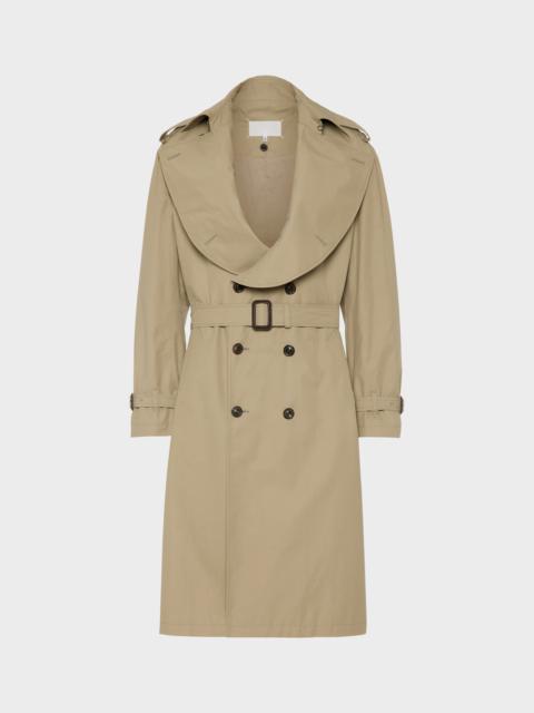Folded Collar Trench Coat