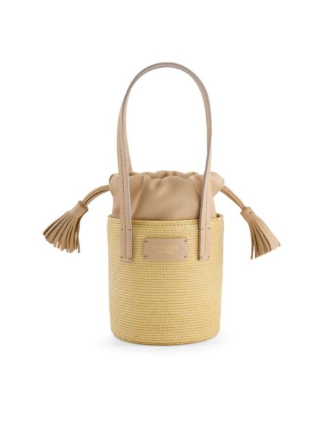 logo-patch beach bag