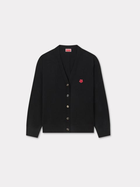 'Boke Flower' embroidered cardigan in merino wool