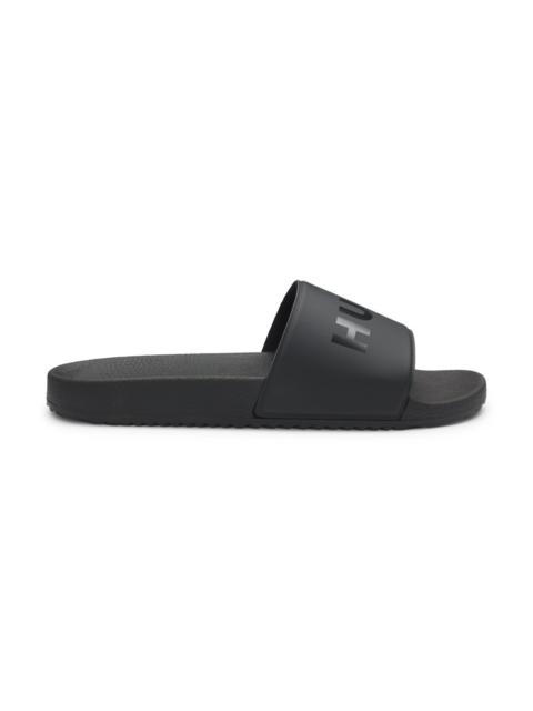 ITALIAN-MADE SLIDES WITH TONAL LOGO