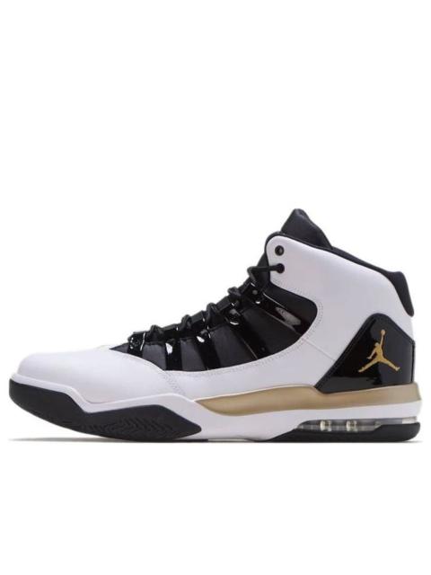 Air Jordan Max Aura 'White Black Gold' AQ9084-107