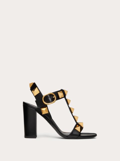 ROMAN STUD CALFSKIN SANDAL 90 MM