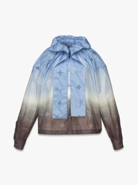 Gradation Monogram Ripstop Nylon Blouse