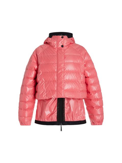 Criseide Hooded Ripstop Puffer Jacket pink