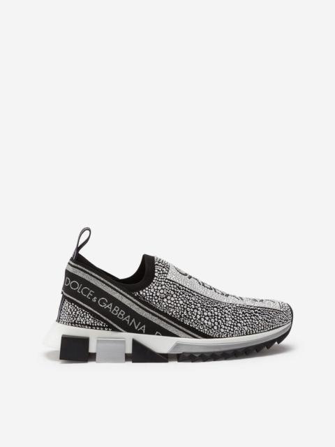 Sorrento sneakers with fusible crystals