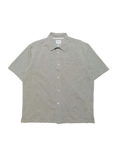 Ivan Relaxed Cotton Linen SS Shirt Ivy Green