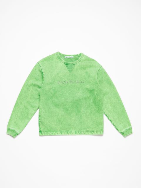 Logo stud sweater - Bright Green