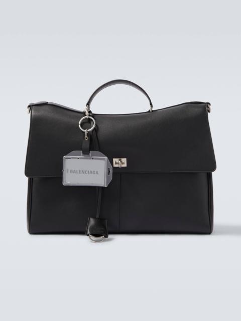 Rodeo leather briefcase