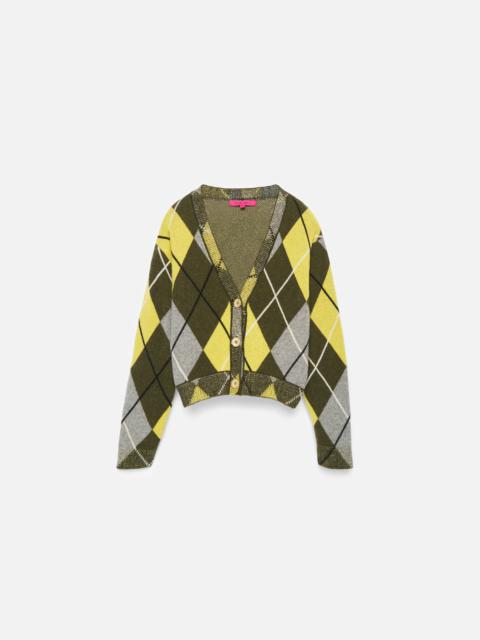 ARGYLE WOMEN'S CARDIGAN
