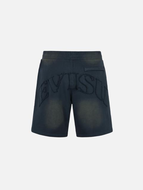 Logo Appliqué Embroidery Heavy Washed Fashion Fit Sweatshorts