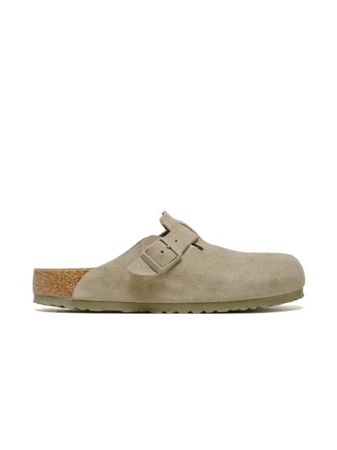 Boston Faded Khaki Suede