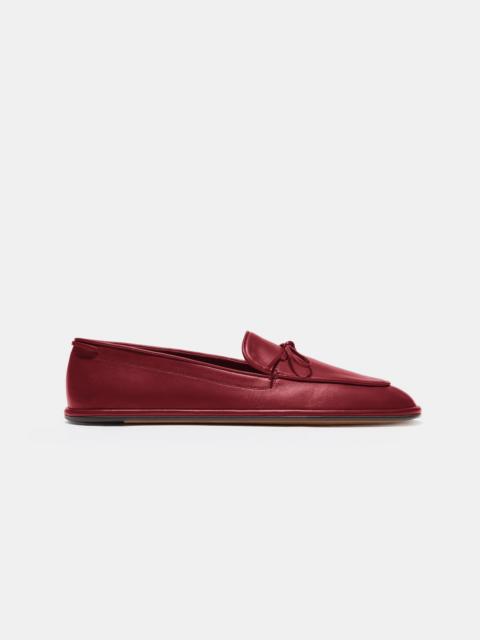PARKER MOCCASIN IN CARMEN RED NAPPA — EXCLUSIVE