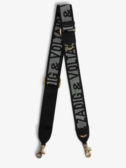 Zadig Glitter Shoulder Strap