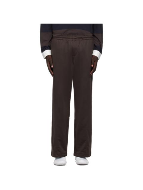 Brown Loose Fit Fleece Sweatpants