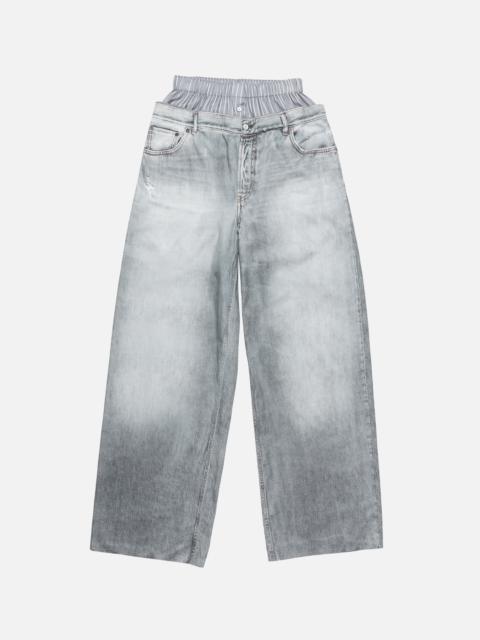 Printed trousers - Grey