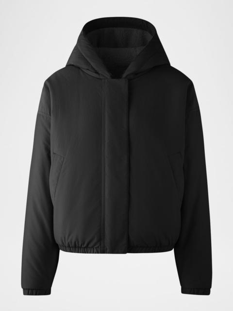 Alberni Reversible Fleece Bomber Jacket