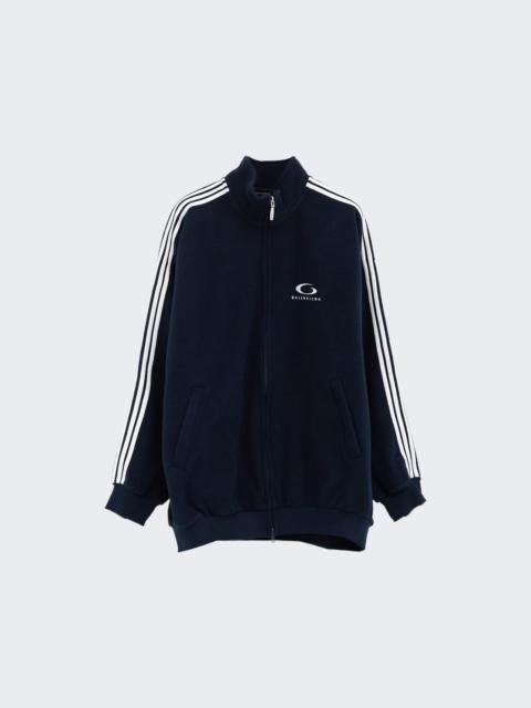 Zip Up Jacket Navy And White