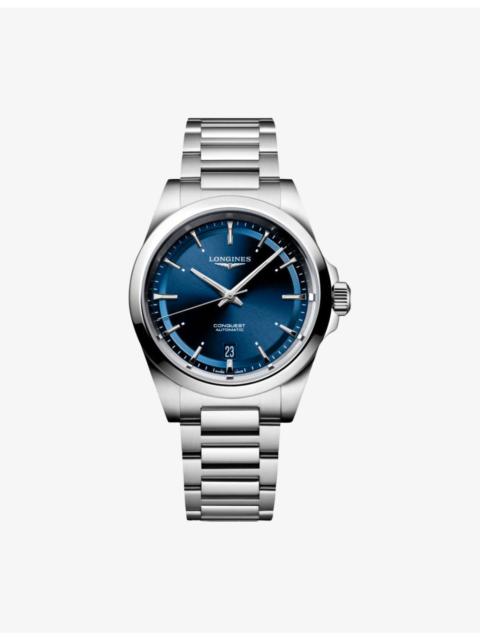 L3.720.4.92.6 Conquest 38mm Stainless-Steel Automatic Watch