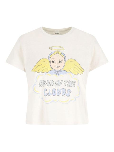 Clouds cotton T-shirt