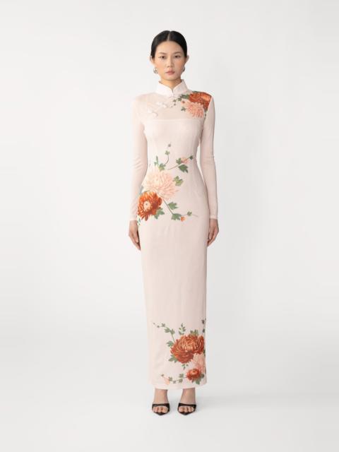 KAIA MESH MAXI DRESS