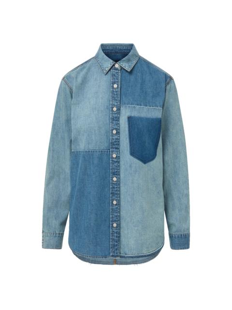 DALMA DENIM BUTTON-DOWN SHIRT