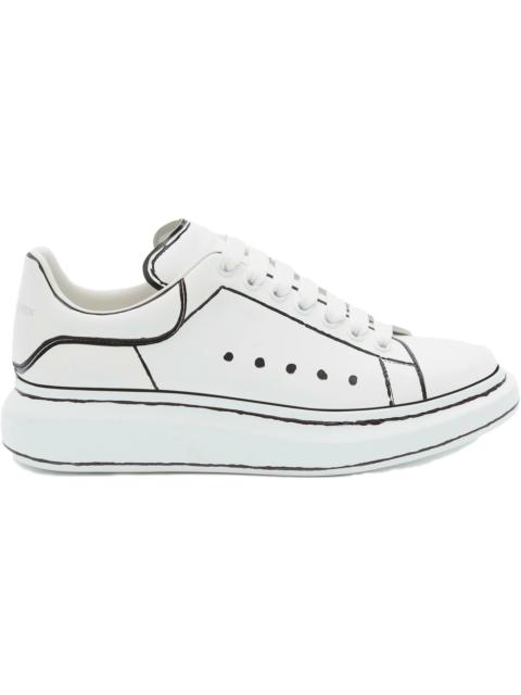 Alexander McQueen Oversized White Black Outline