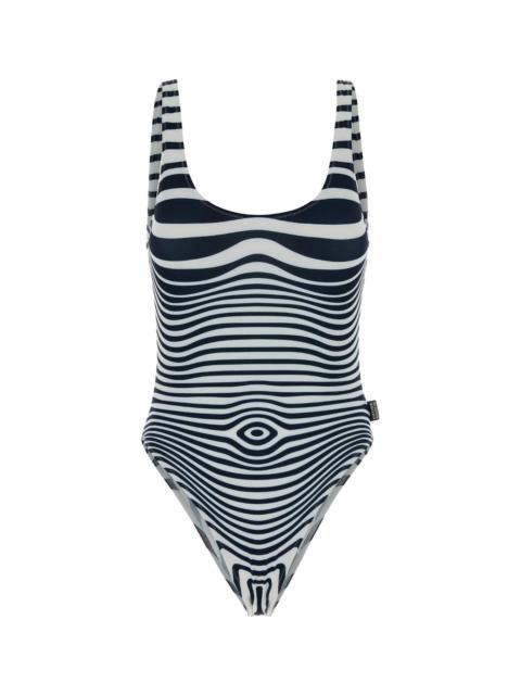 Printed Stretch Polyester Swimsuit