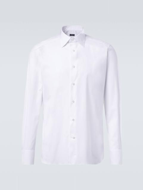 Cotton-blend shirt